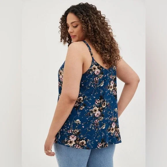 Torrid Sophie Crinkle Gauze Swing Cami - Picture 4 of 7